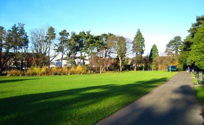 A quiet sunny morning at Drumglass Park, Belfast