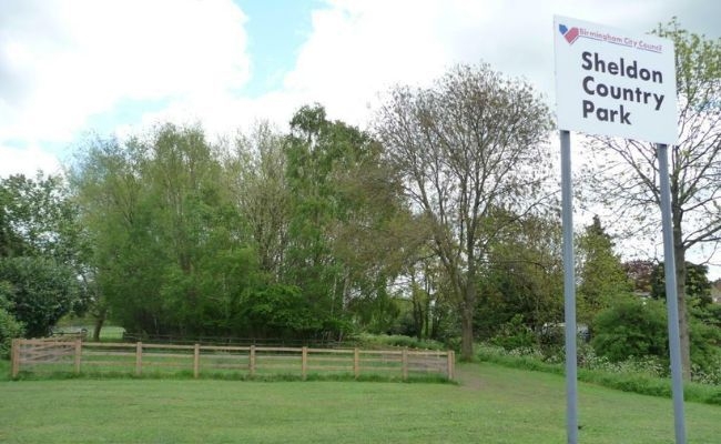 The entrance to Sheldon Country Park, Birmingham