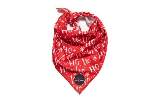 Long Paws Christmas bandana