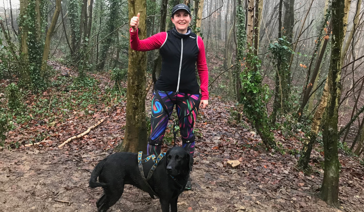 A canicross adventure: Nicola and her dog running buddies