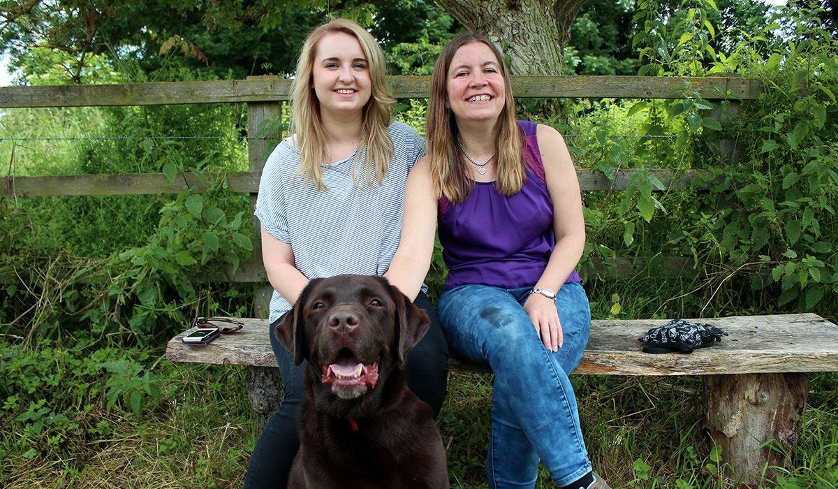 Bertie, Sue and Hannah