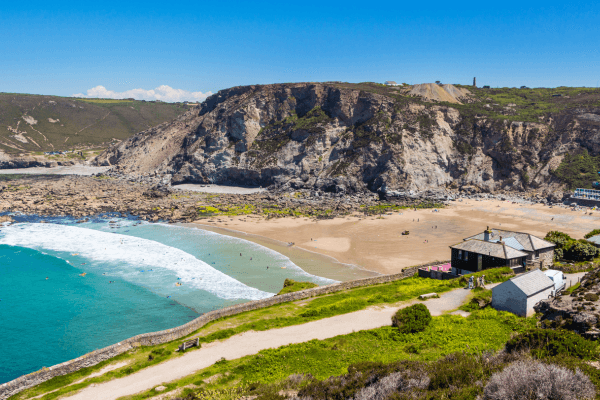 Trevaunance Cove, in St Agnes, Cornwall